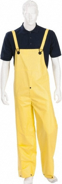 MCR SAFETY Mcr Safety 300BPXL Rain Bib Overalls Xl Yellow Pvc