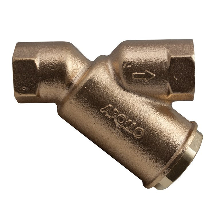 Apollo Valves 59-005-02 1 x 1 x 1 in. 125# 400 psi Bronze Steam Threaded Wye Strainer