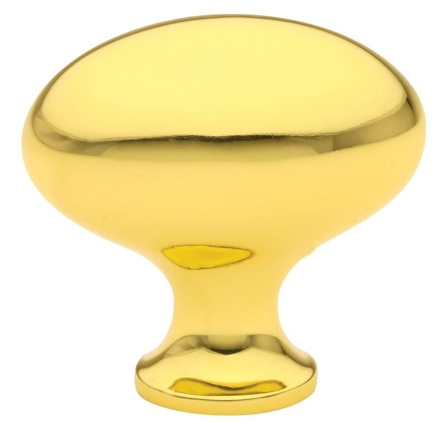 EMTEK Emtek 86015US3 Egg Cabinet Knob Polished Brass