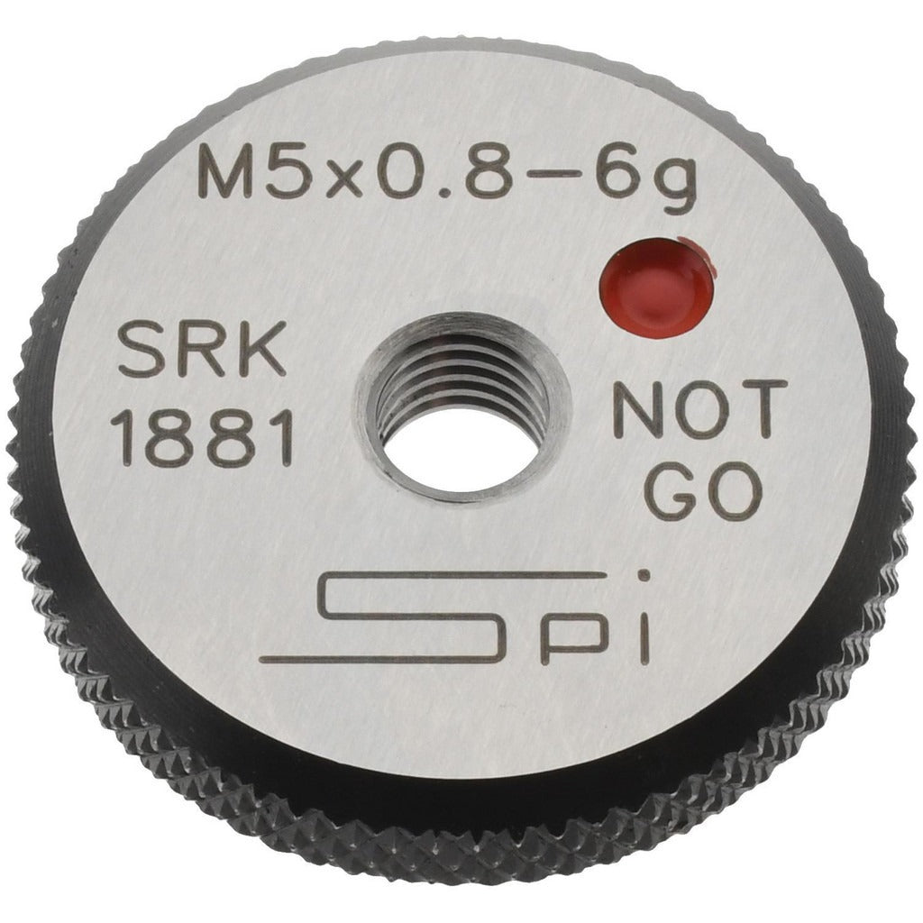 SPIROTHERM Spi 34-474-7 Threaded Ring Gage M5x0.80 Class 6G No Go