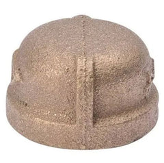 B&K 457-002NL Lead-Free Pipe Cap, 3/8 in, MNPT, 125 lb, Red Brass