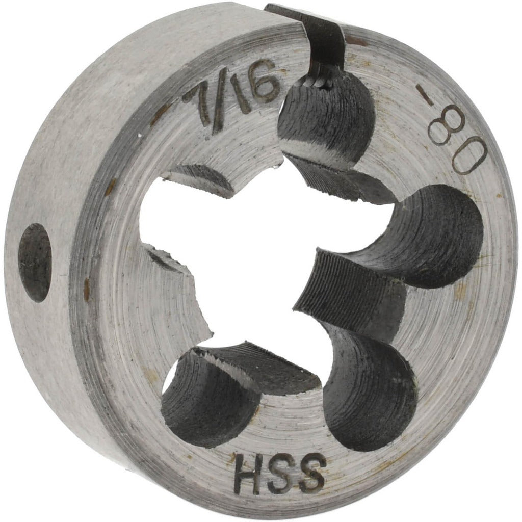 VALUE COLLECTION Value Collection 84035791 Round Die 7/16-80 1in Od Hss