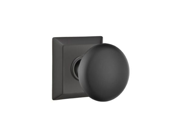 EMTEK Emtek 8131PUS19 Providence Passage Knob Flat Black