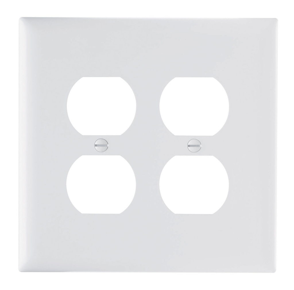 Legrand TPJ82W Pass & Seymour Jumbo Duplex Receptacle Wall Plate