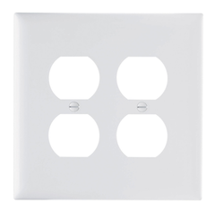 Legrand TPJ82W Pass & Seymour Jumbo Duplex Receptacle Wall Plate