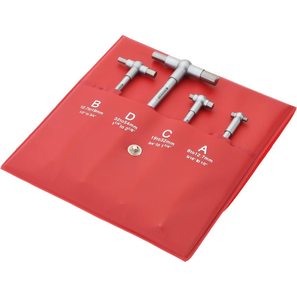 SPIROTHERM Spi 14-123-4 Telescoping Gage Set 4 Piece 5/16-2-1/8 in