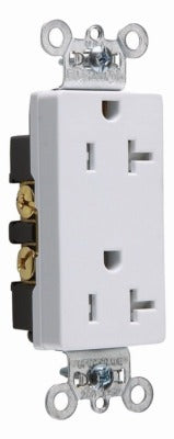 LEGRAND Pass Seymour TR26352WCC8 Decorator Outlet 20A White 8pk