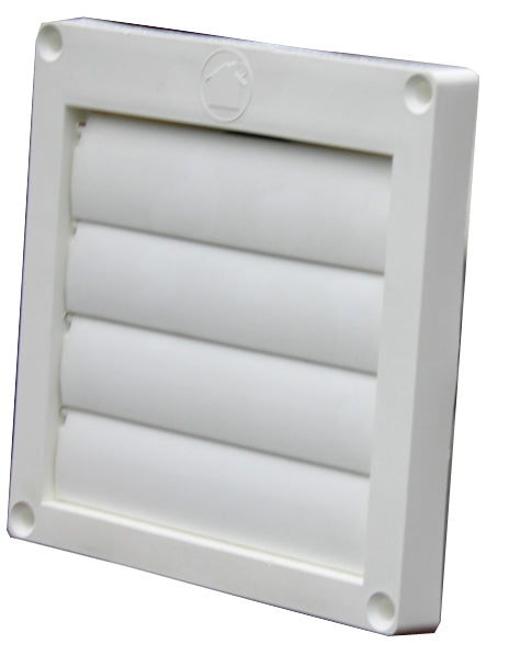 Builder's Best 110286 Vent Hood, Polypropylene Molded Plastic, 0.6 in L x 5-1/2 in W x 5-1/2 in H