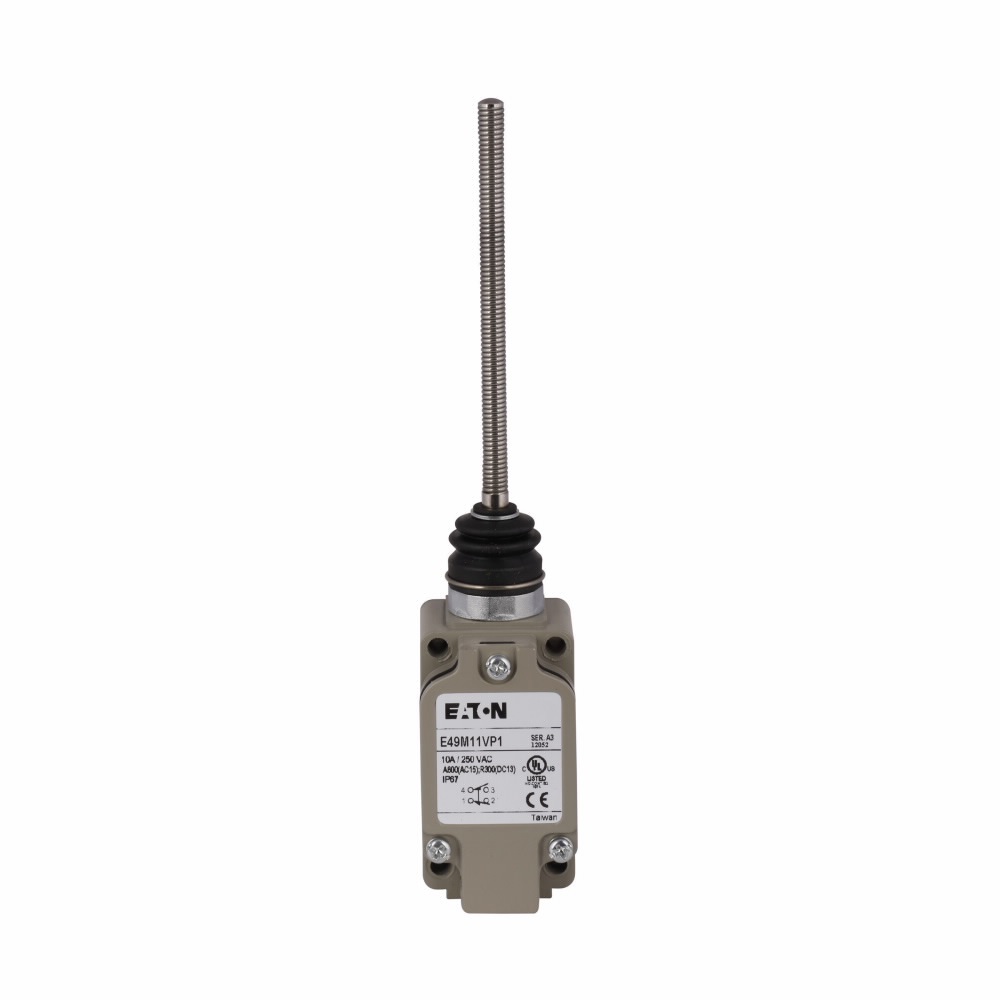 Eaton E49M11VP1 NEMA Limit Switch,Wobble 10A at 250 Vac,1.5A at 24 Vdc,Replacement MPN