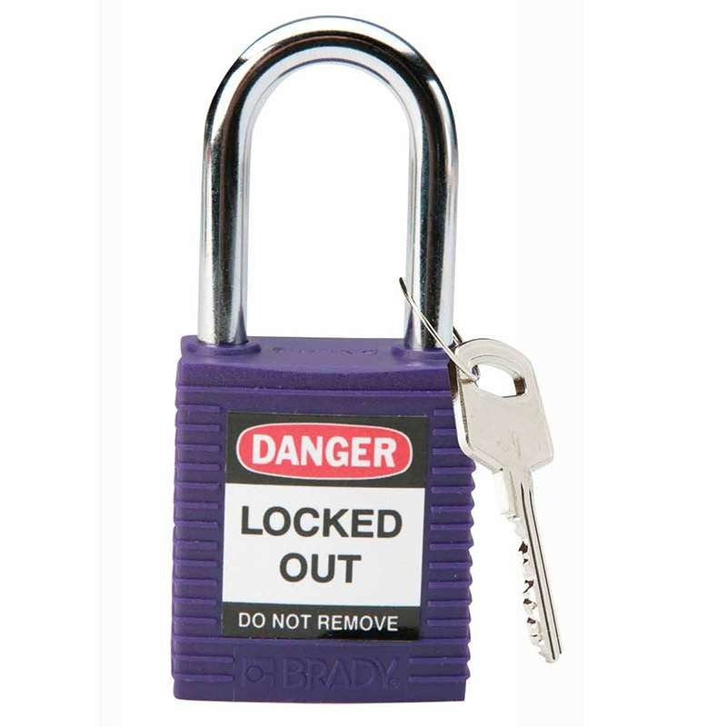 BRADY Brady 104919 Safety Padlock 1.5 in Shackle (Pack of 1)