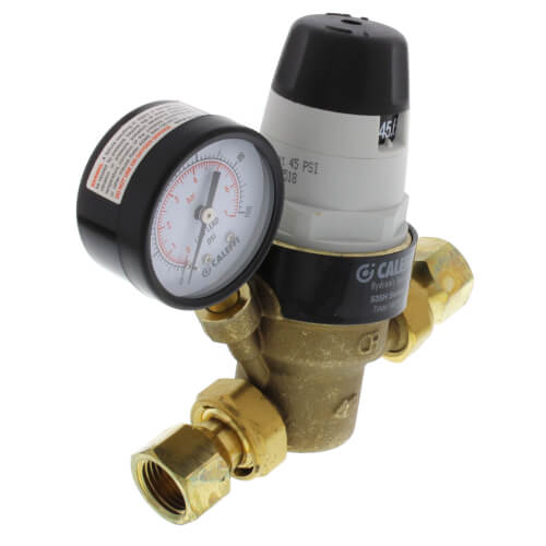 Caleffi 535341HA 535H Series Reducing Valve ASSE 1003, Female 1/2 NPT with Pressure Gauge