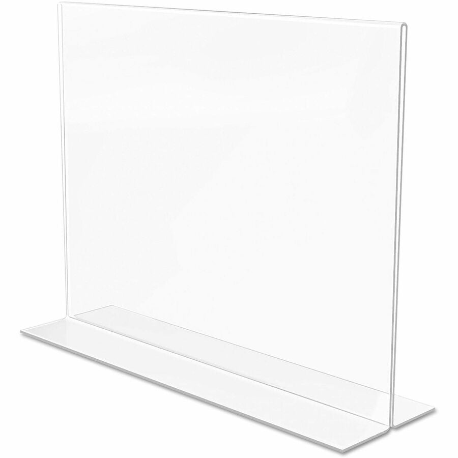 DEFLECTO Deflecto DEF69301 Stand Up Double-Sided Sign Holder 11 in x 8.5 in (1 Pack)