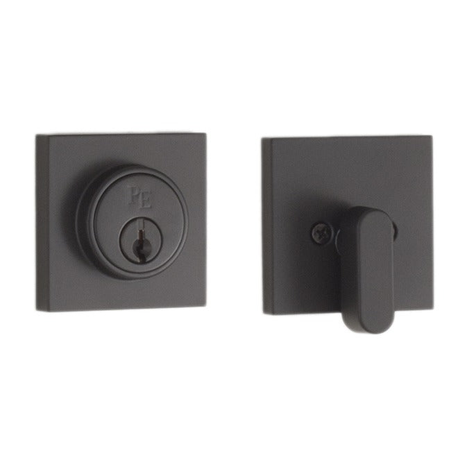 WESLOCK Weslock 00771-2-2FR22 Single Cylinder Deadbolt Matte Black