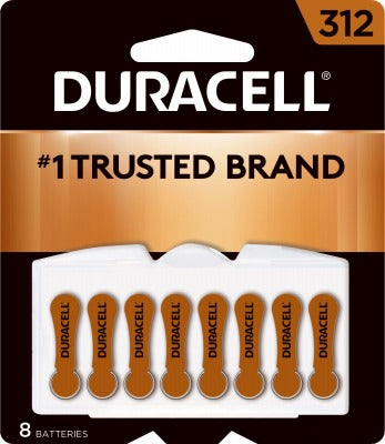 DURACELL Duracell 279 Hearing Aid Battery Size 312 8 Pack