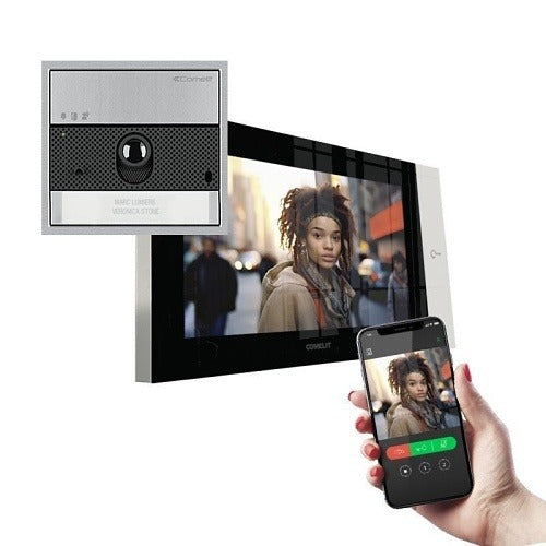 COMELIT Comelit Usa KVU8571 Ip Intercom Kit 4-port Poe