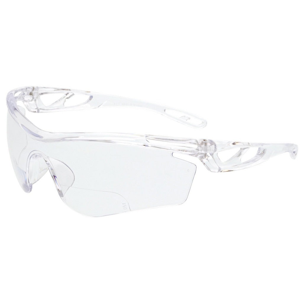 MCR SAFETY Mcr Safety CL4H15PF Magnifying Safety Glasses +1.5