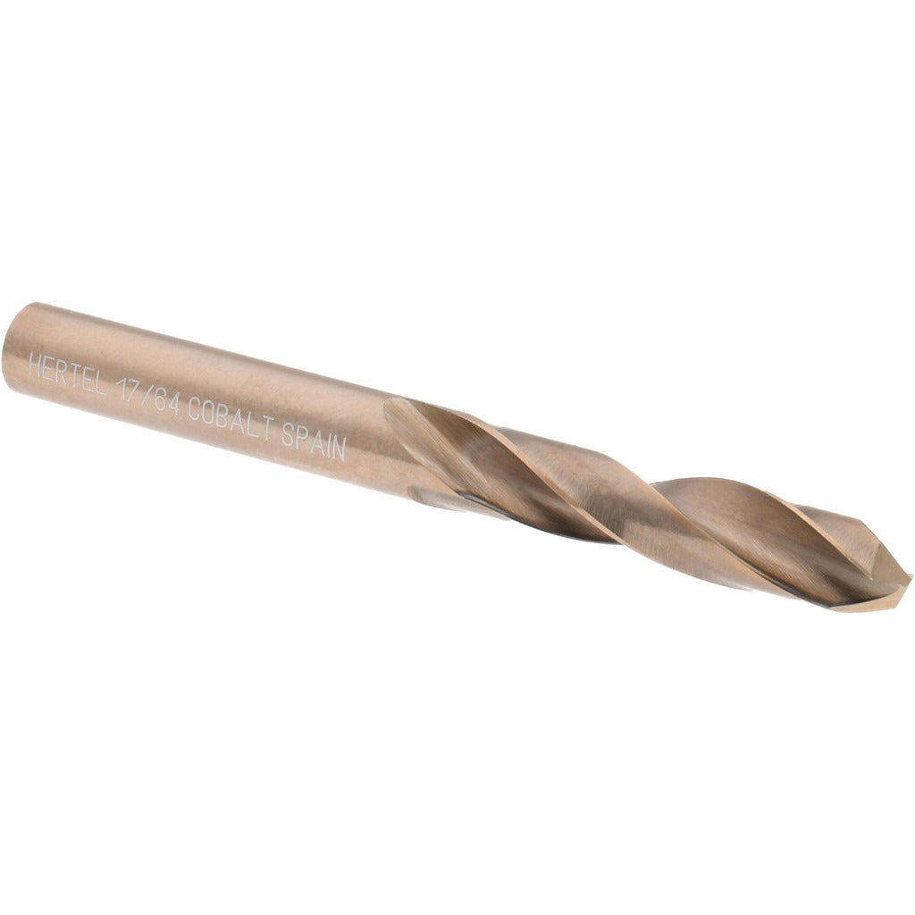 HERTEL Hertel 42193 Screw Machine Drill Bit 17/64 Cobalt