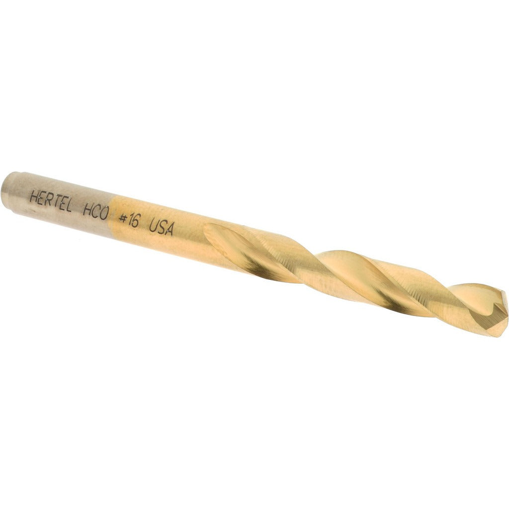HERTEL Hertel 66691924 Screw Machine Drill Bit Size 16 Cobalt