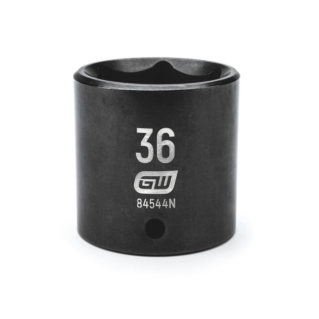 GEARWRENCH Gearwrench 84544N Impact Socket 1/2 in Drive 36mm 6-pt