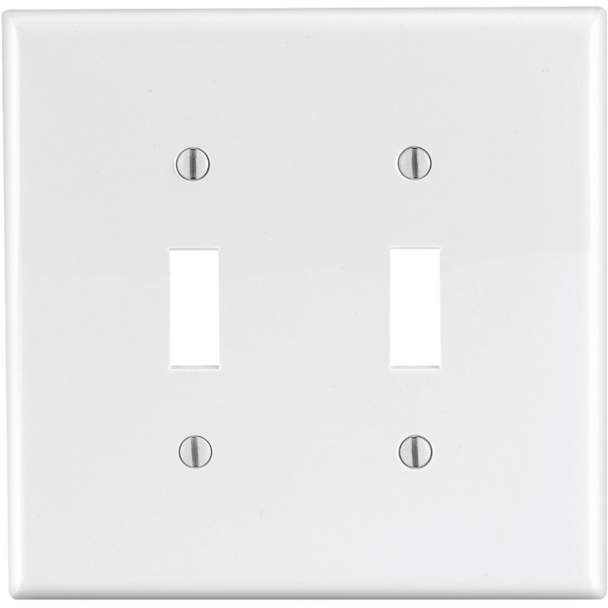 LEVITON Leviton R52-00PJ2-00W 2-toggle Midway Wallplate