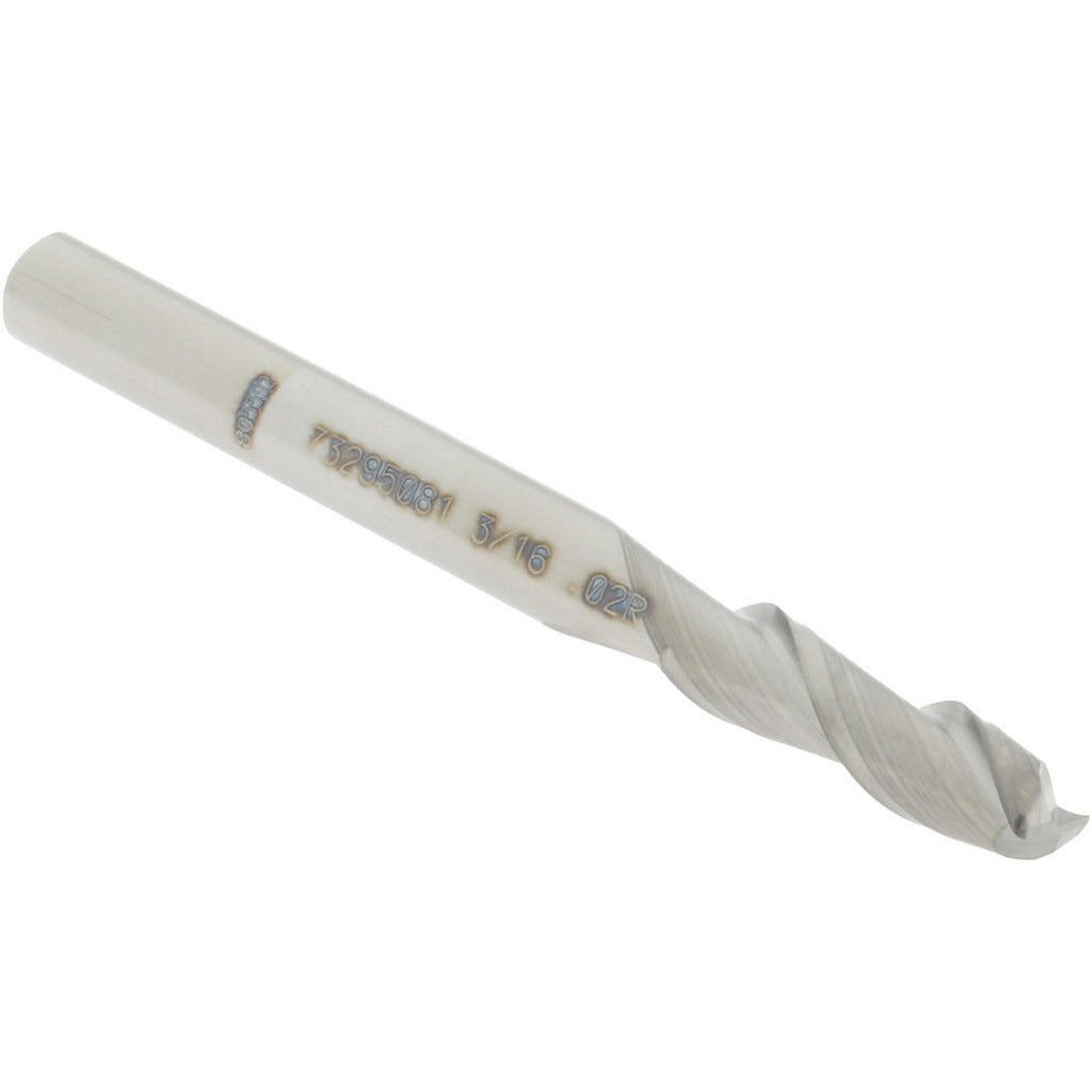 ACCUPRO Accupro 12181293 Corner Radius End Mill 3/16in 2 Flute Carbide