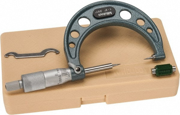 MITUTOYO Mitutoyo 112-190 Point Micrometer 1 to 2 Inch