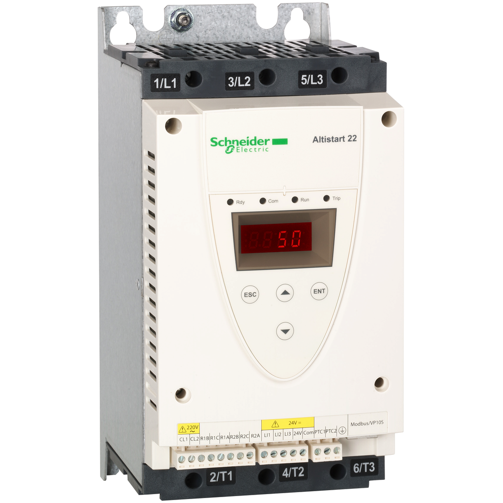 Schneider Electric ATS22D32S6U 110 VAC 32 Amp 11 kW Soft Starter