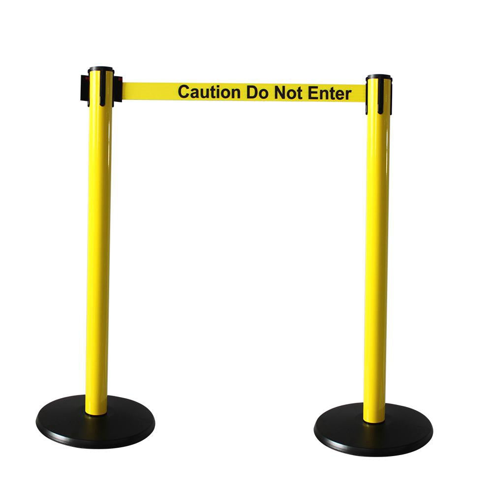 PRO-SAFE Pro-safe BP35ID2.3CAU-YB Retractable Belt Barrier Post
