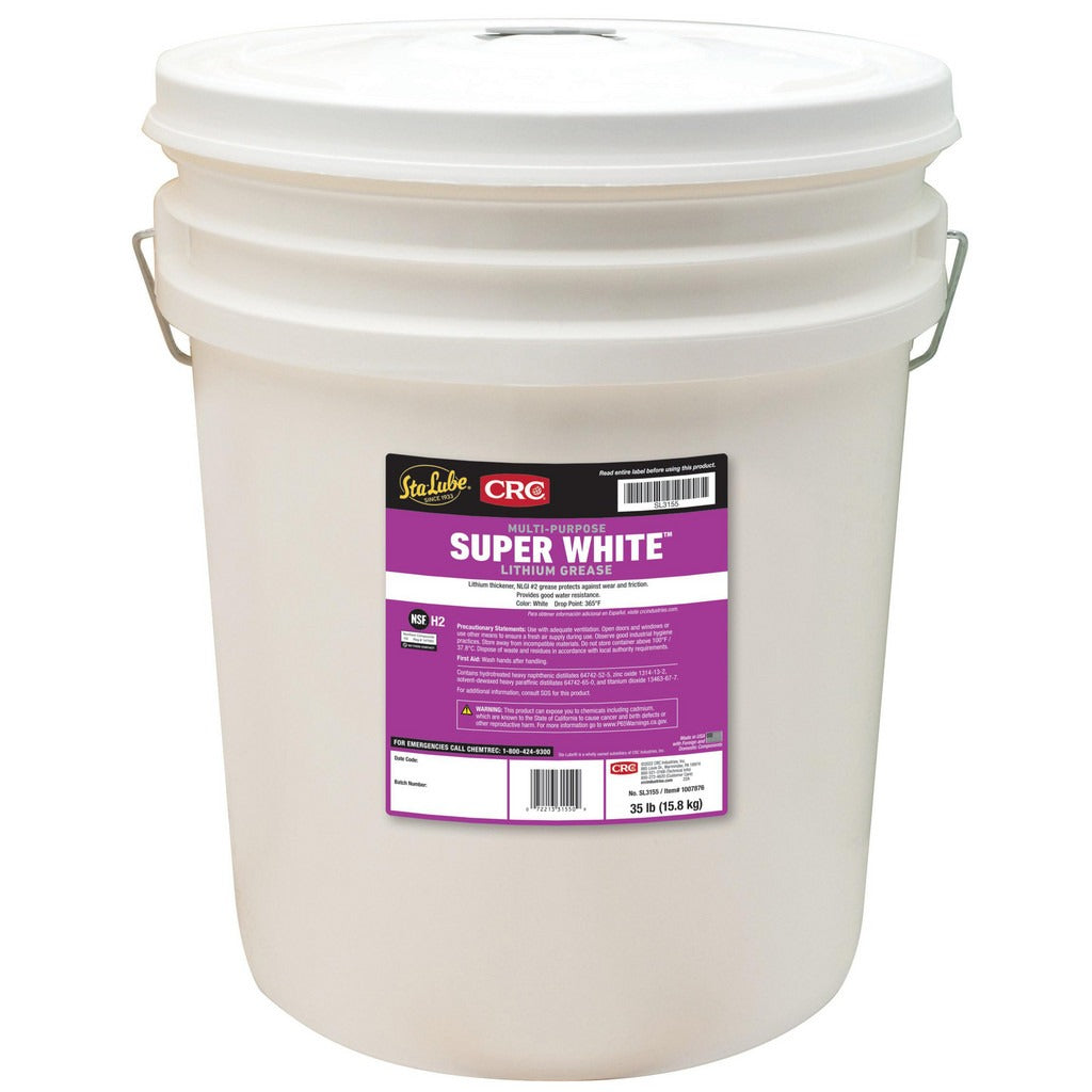 CRC INDUSTRIES Crc Industries 1007876 Lithium Grease 35 Lb Pail