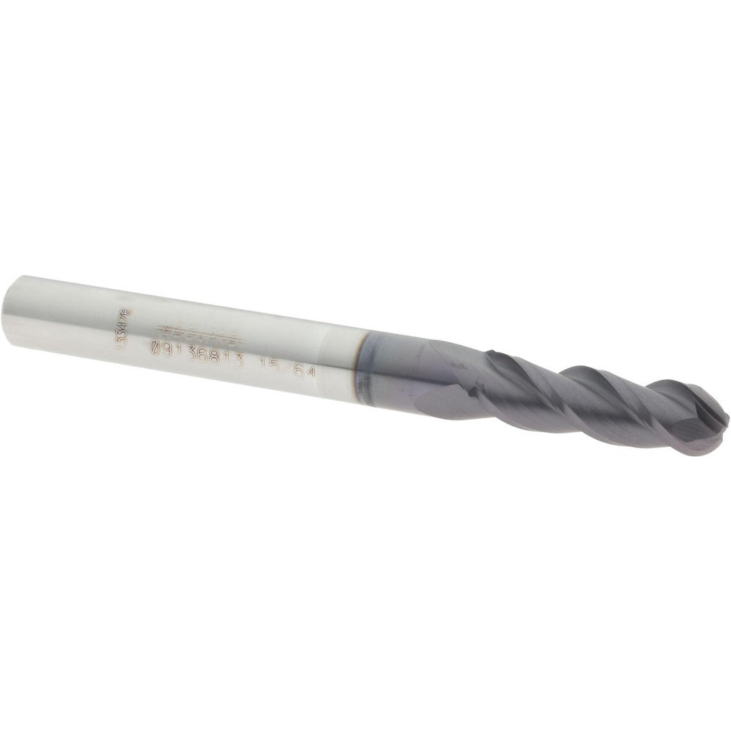 ACCUPRO Accupro 12184348 Ball End Mill 0.2344 in 3 Flute Carbide