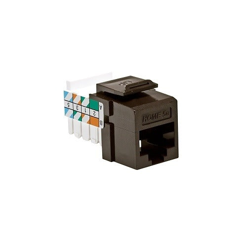 LEVITON Leviton Telcom 5EHOM-RB5 Home 5e Jack Brown
