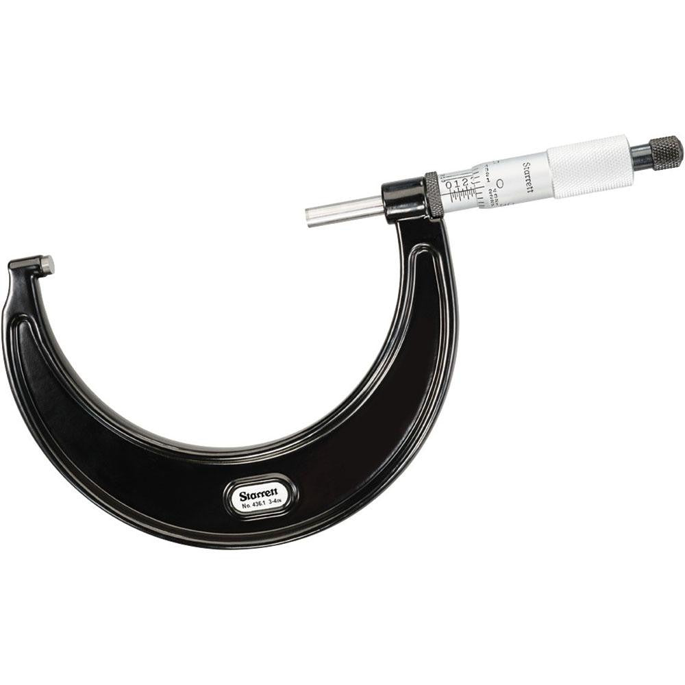 STARRETT Starrett 68019 Mechanical Outside Micrometer 4 in