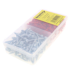 Diversitech 540-AK100 1 x 1/4 in. Plastic Anchor Kit 100 Anchors/Screws 1 Masonry Bit