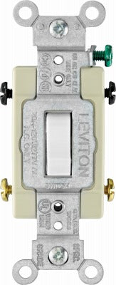 LEVITON Leviton Mfg Co R62-0CSB4-2WS 4-way Switch 20A 120/277V
