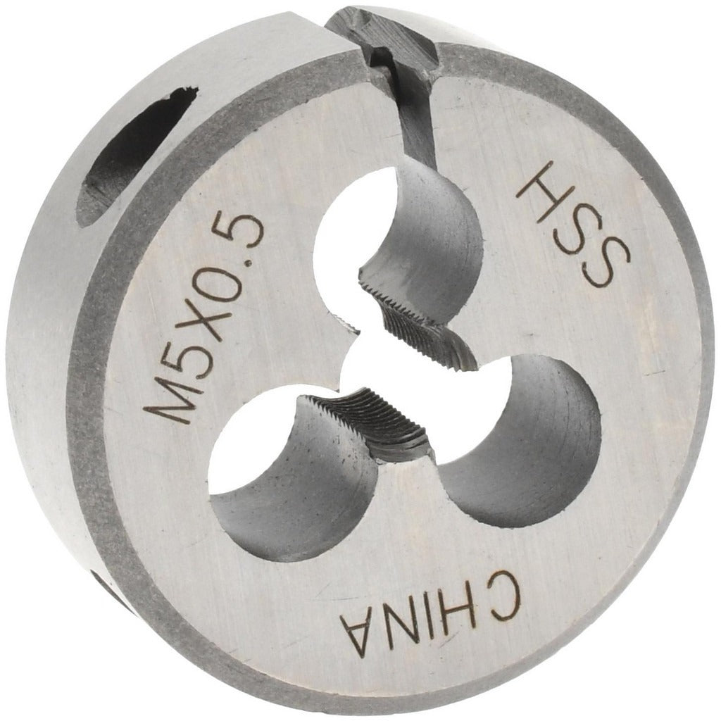 VALUE COLLECTION Value Collection 314-1630 Round Die M5x0.5 1 Inch Od Hss