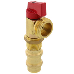 Everflow 540R Press 1/4 Turn Washing Machine Valve Top Handle Red