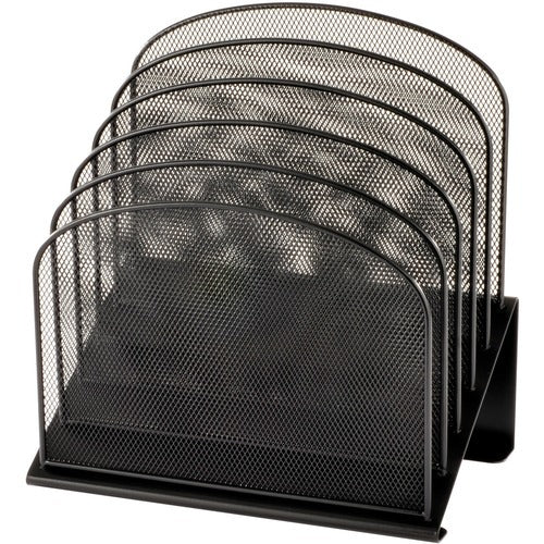 SAFCO Safco SAF3257BL Steel Mesh Desk Organizer 5-section