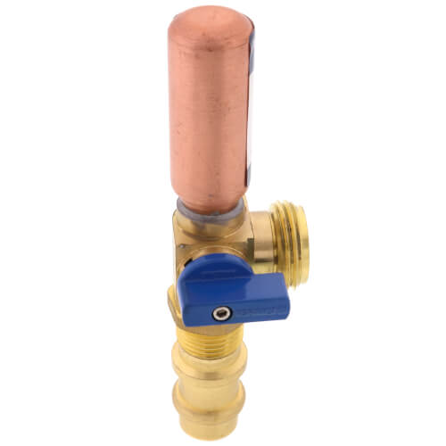 Everflow 541RH Press 1/4 Turn Washing Machine Valve w/ Hammer (Blue)