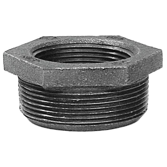 Anvil 0318905726 Hex Bushing: Steel, 3/4 in x 1/8 in Pipe Size, Male NPT x Female NPT, Class 300