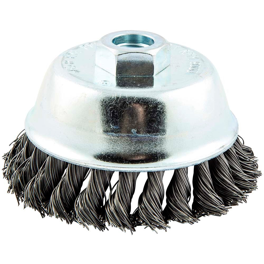 NORTON Norton 66252839090 Knotted Cup Brush 4 in Carbon Steel