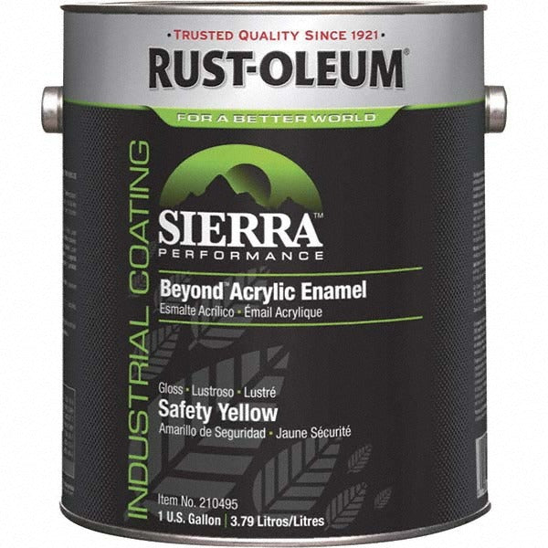 RUST-OLEUM Rust-oleum 210495 Acrylic Enamel Paint 1 Gal Safety Yellow