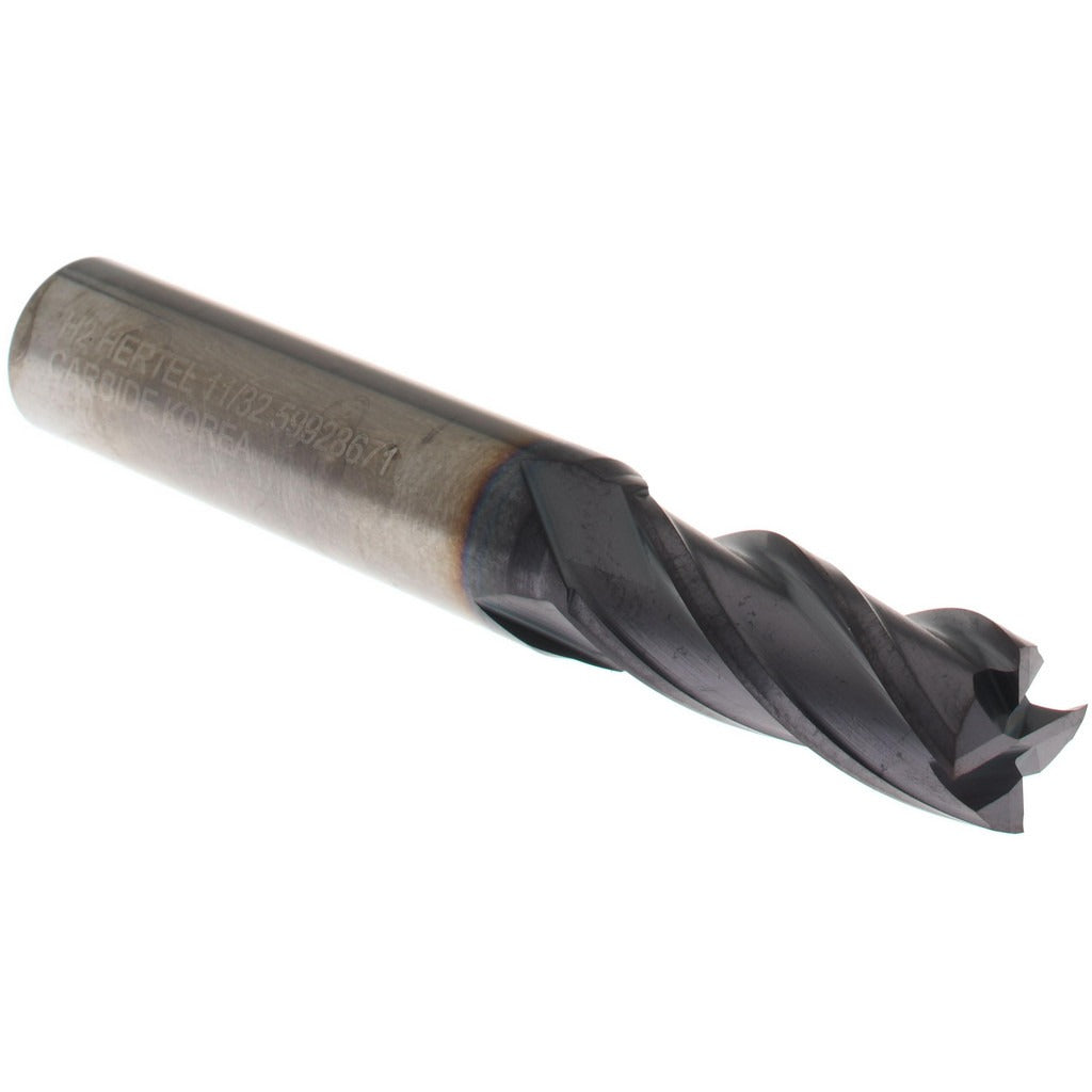 HERTEL Hertel 750454 Square End Mill 11/32 in 4 Flute Altin
