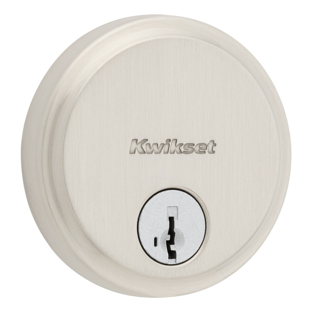 KWIKSET Kwikset 258-15S.STRKP Smartkey Deadbolt Strike Pack Satin Nickel