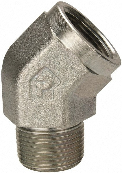 PARKER Parker 1 CD45-S 45 Degree Street Elbow 1 in Mnptf Fnptf