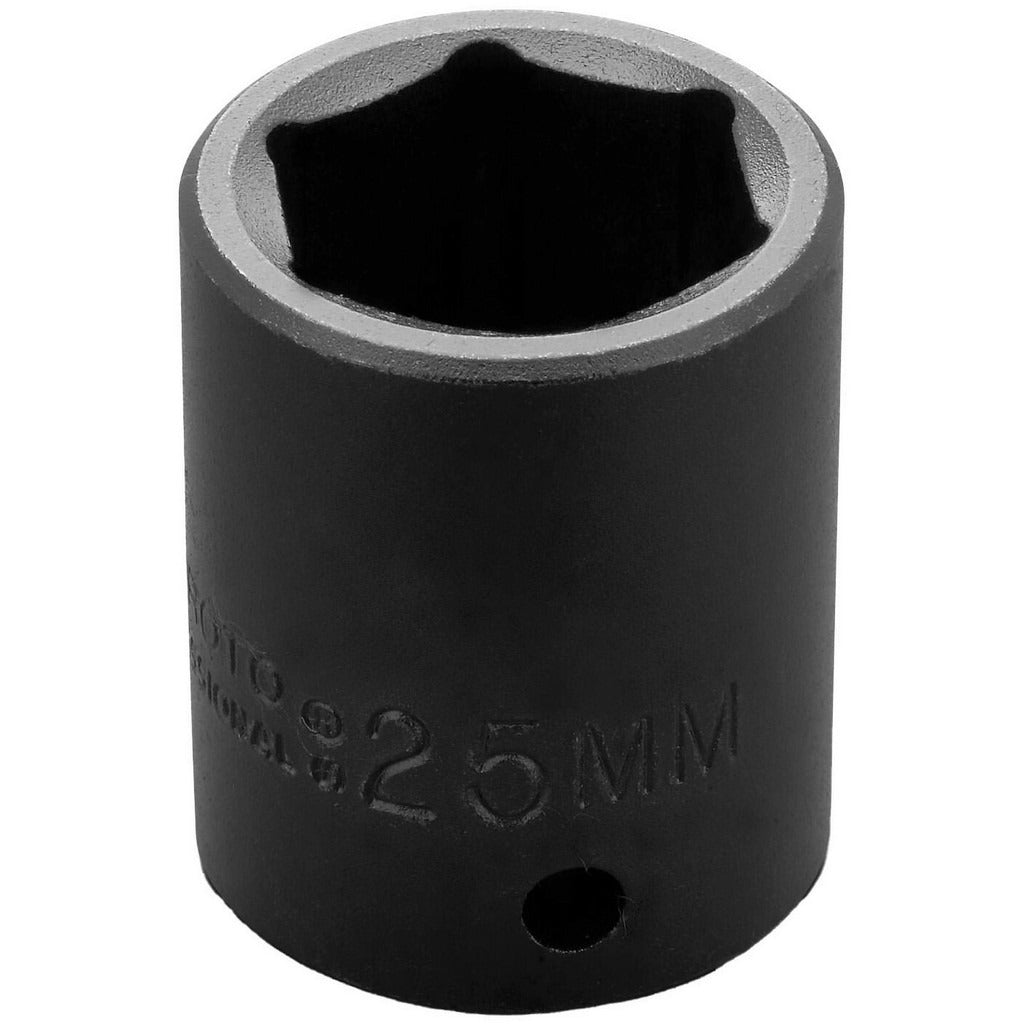 PROTO Proto J7425M Impact Socket 1/2 in Drive 25mm 6-point
