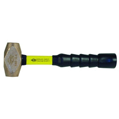 Nupla 30-015 Classic Nuplaglas Non-Sparking Brass Hammer 1.5 lb Head 12 in Fiberglass Handle