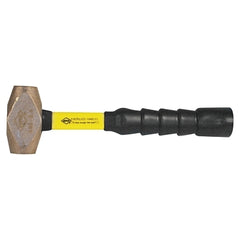 Nupla 30-040 Classic Nuplaglas Non-Sparking Brass Hammer 4 lb Head 12 in Handle