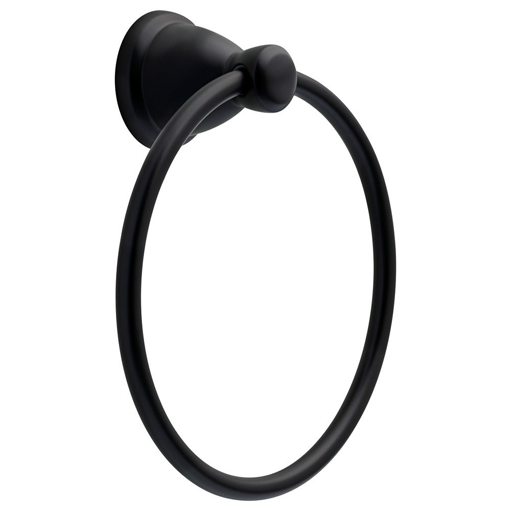 FRANKLIN BRASS Franklin Brass KIN46MB Kinla Towel Ring Matte Black