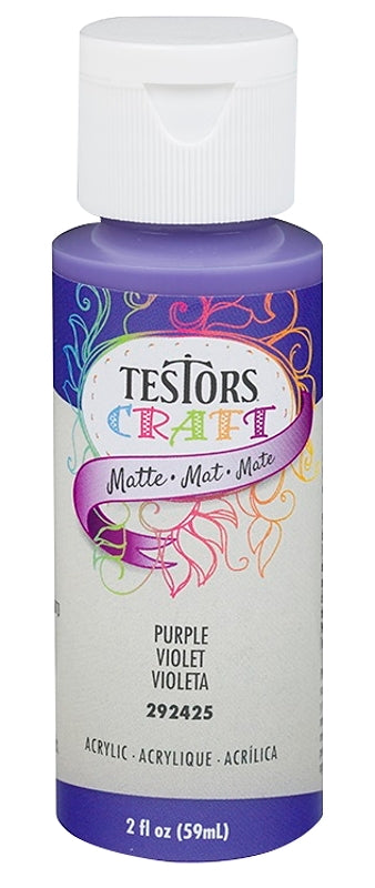 TESTORS Testors 292425A Acrylic Matte Craft Paint 2 oz Bottle