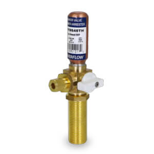 Everflow 545RH Press 1/4 Turn Icemaker Valve With Hammer White